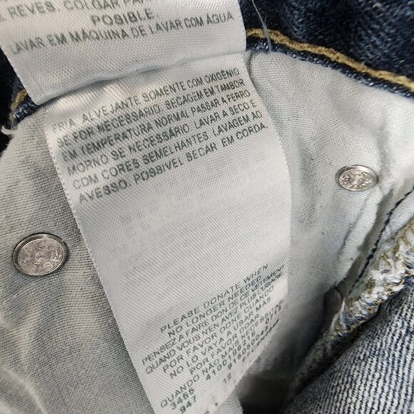 1990's Levi Strauss Signature Bootcut Jeans 36x30 Actual fit 37.75"/29" - Picture 14 of 15